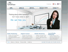 Tablet Screenshot of click-again.com